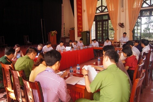 Thường trực HĐND huyện Chương Mỹ giám sát việc chấp hành pháp luật về phòng, chống thiên tai tại xã Quảng Bị